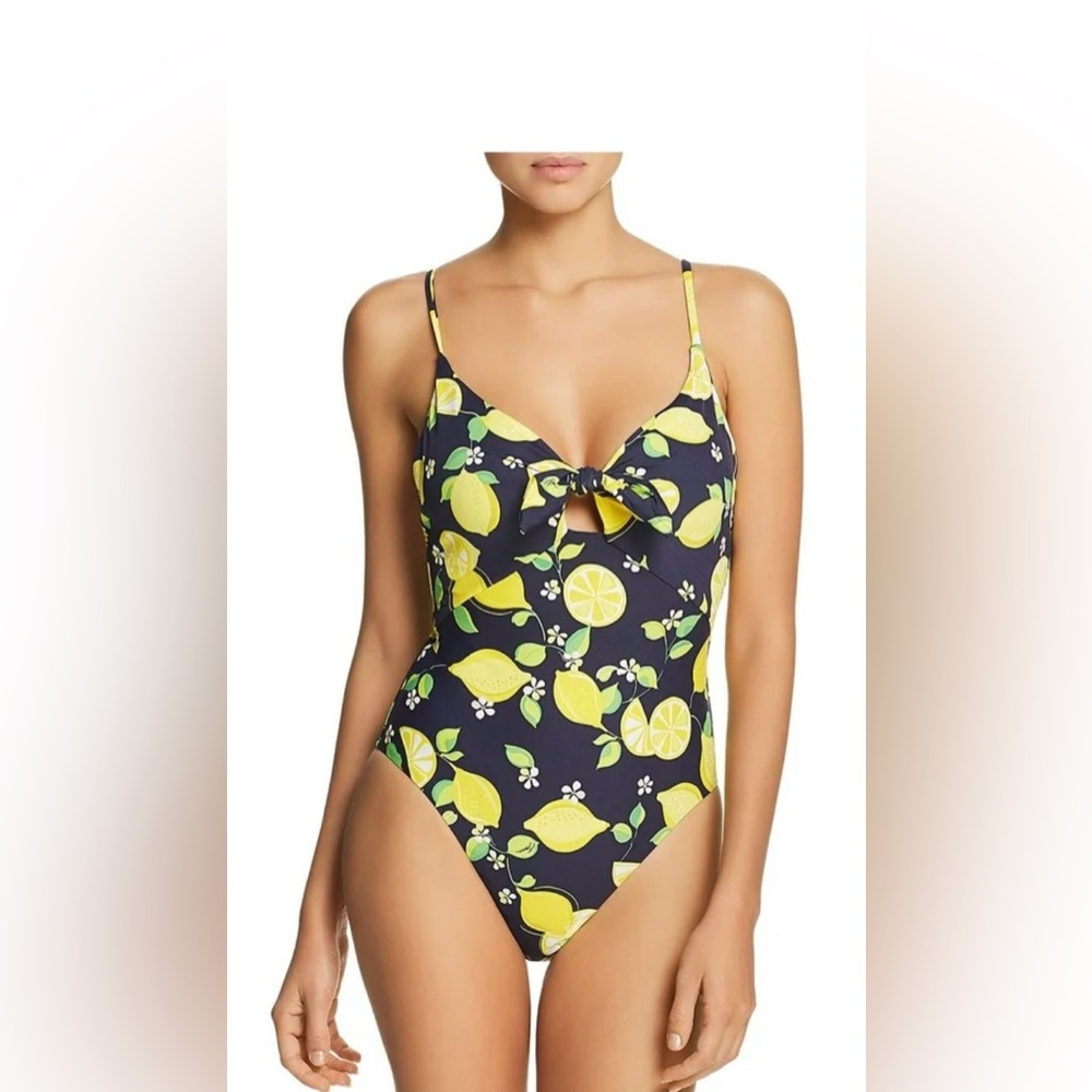 Lemon Print One-Piece Swimsuit